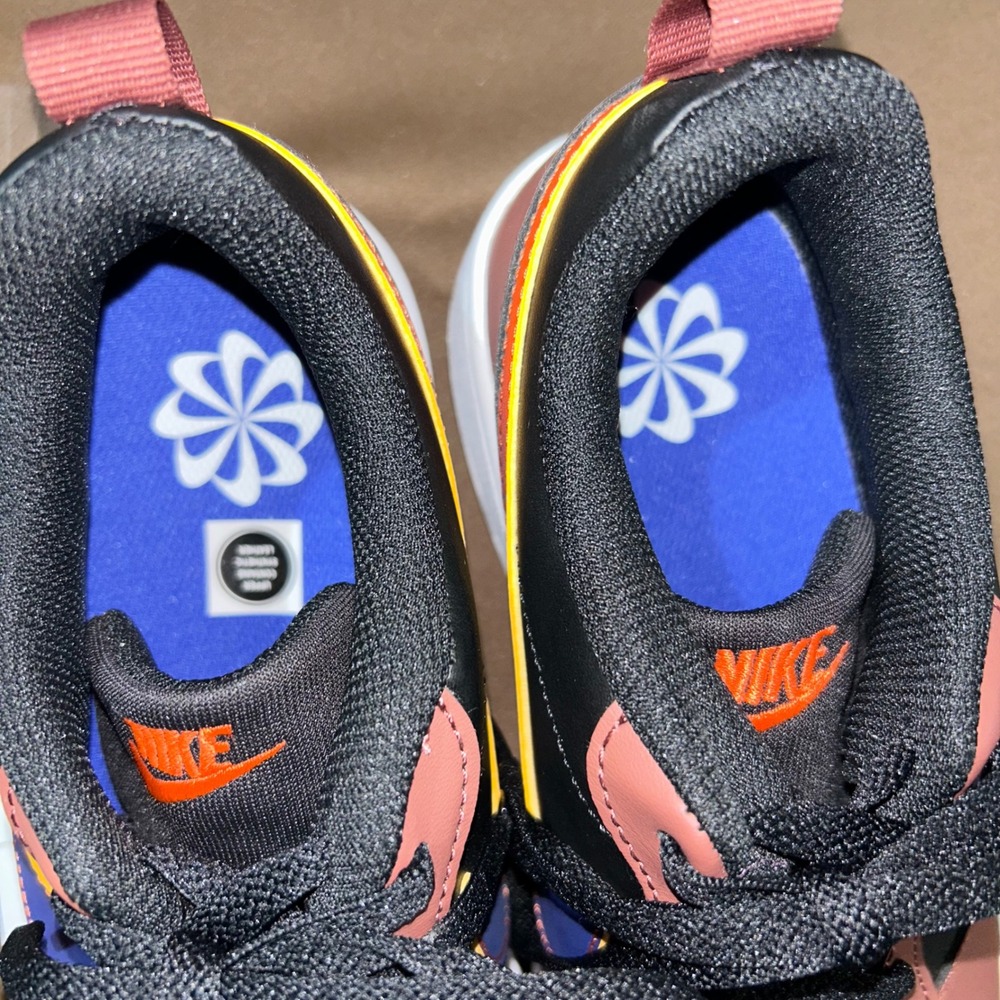 Nike Court Borough Low Recraft Black Terra Blush Kids Shoes Size 6.5Y DQ6965-002 - Picture 7 of 8